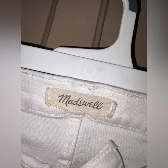 Madewell White Skinny Jeans 10” High Rise 33P - Picture 3 of 5